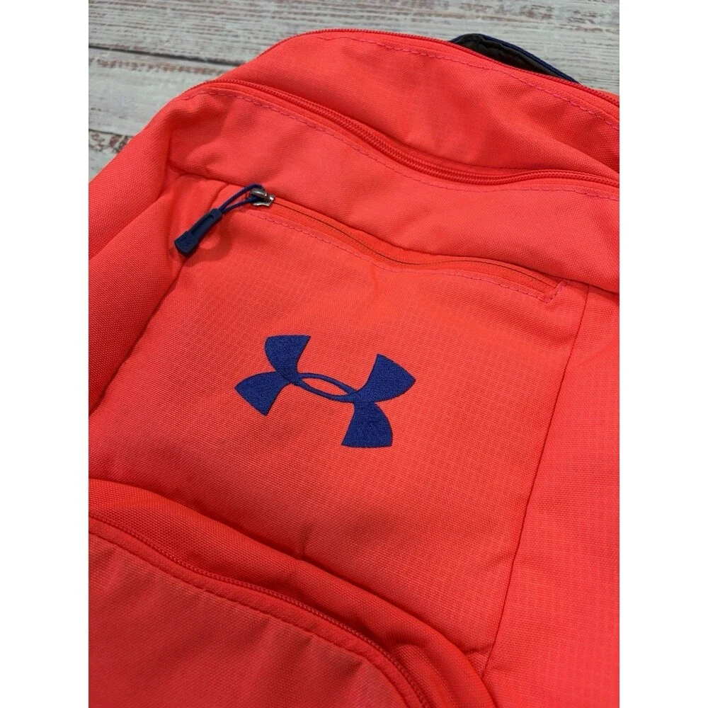 Under Armour Storm Neon Pink Blue Gym School Laptop Backpack